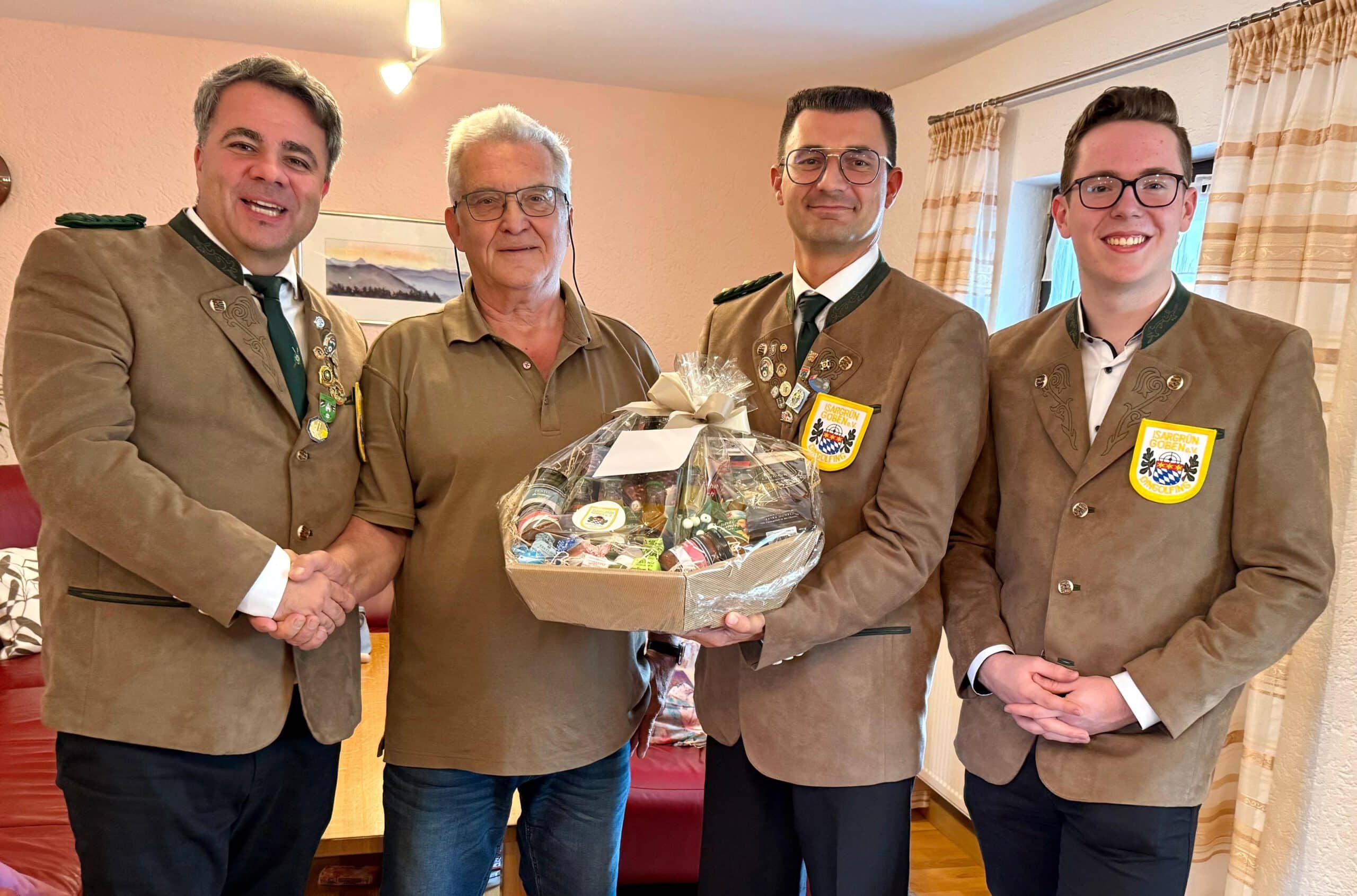 75. Geburtstag des Ehrenschützenmeisters Johann Davidenko